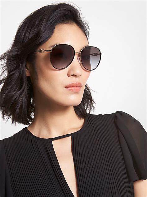 michael kors aviator|Women's Michael Kors Aviator Sunglasses .